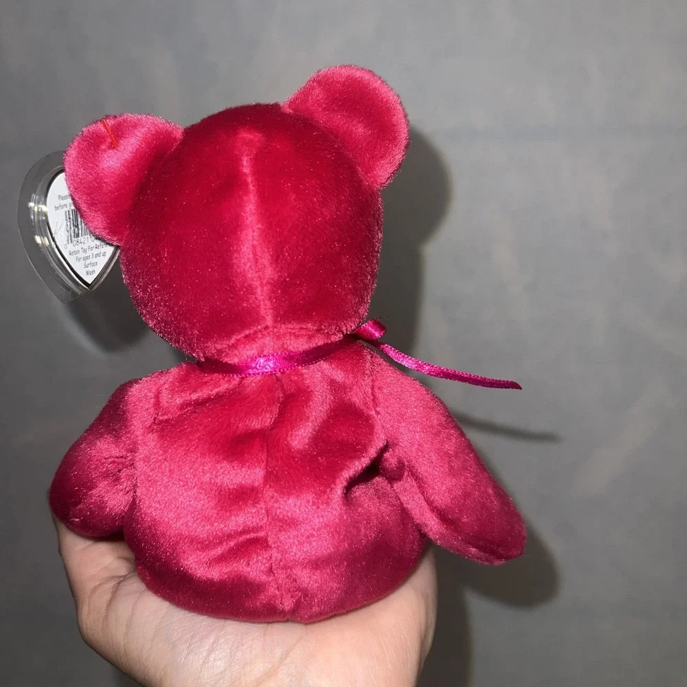 TY Beanie Baby - VALENTINA the Red Bear (8.5 inch)‎